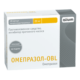 Омепразол-OBL капсулы 20 мг 28 шт
