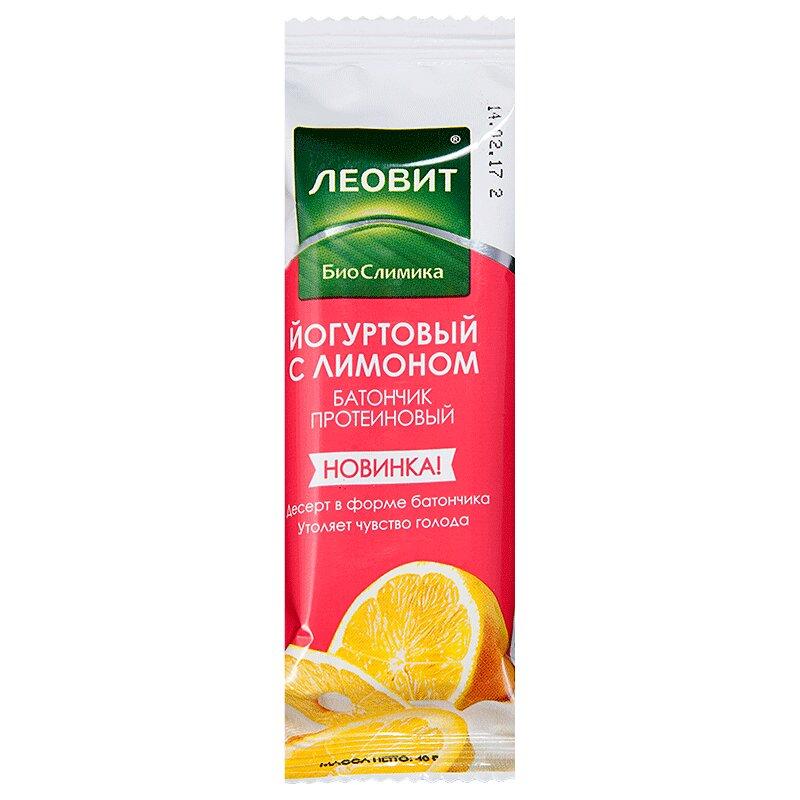 Леовит БиоСлимика батончик лимон-йогурт 40 г