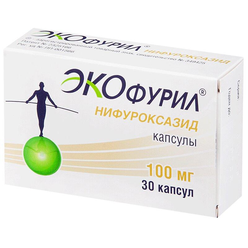 Экофурил капсулы 100 мг 30 шт