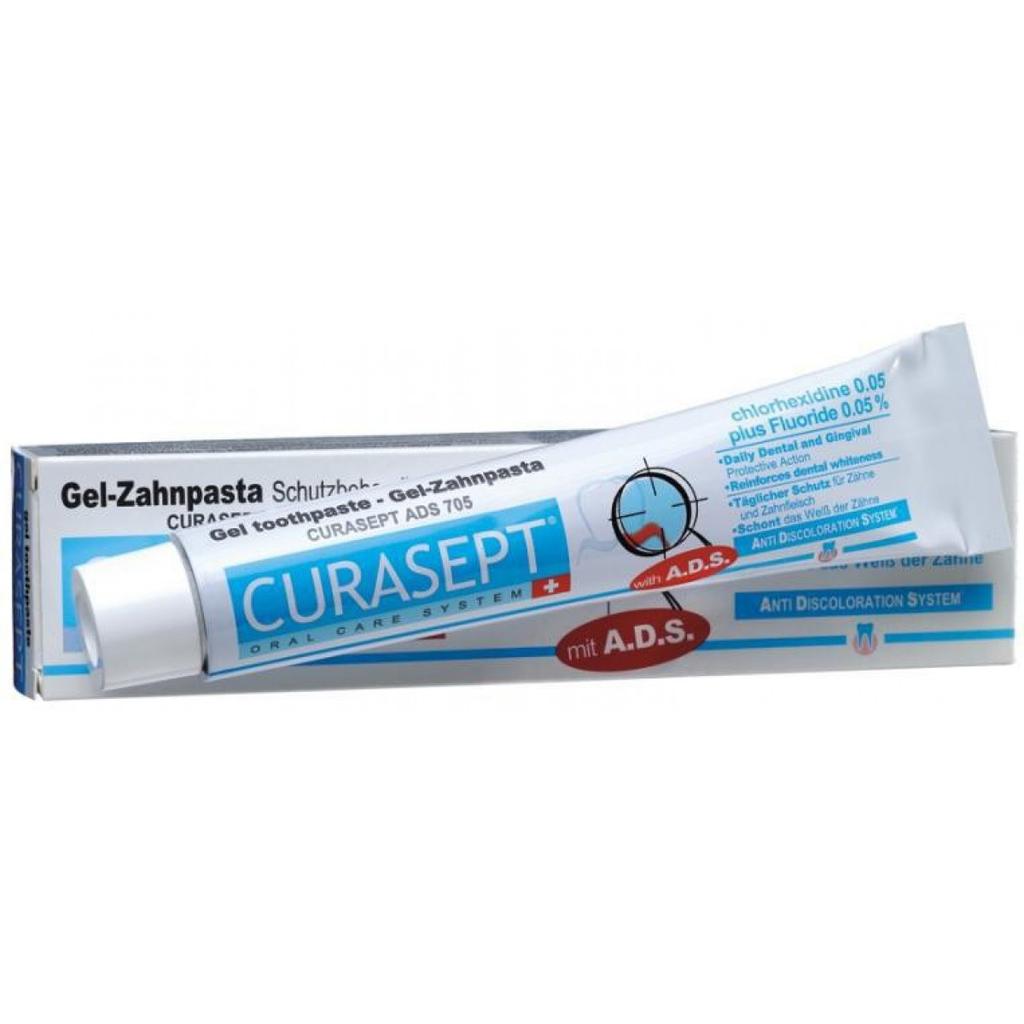 Curaprox Зубная паста Курасепт ADS 705 с хлоргексидином 0,05% 75 мл