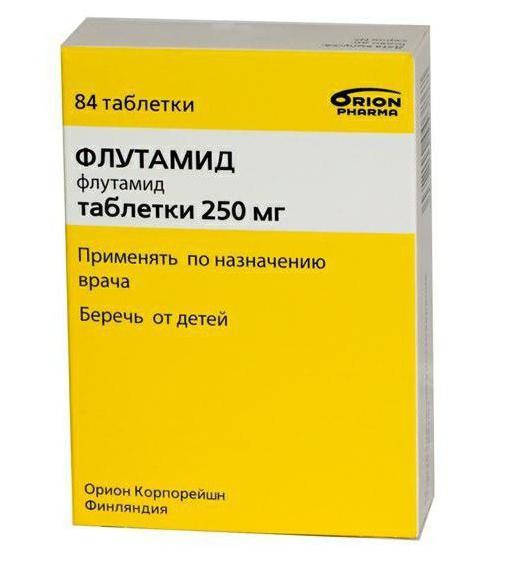 Флутамид таблетки 250 мг 90 шт флакон