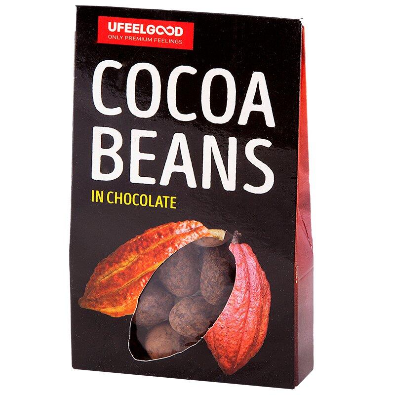 Юфилгуд Какао бобы в ремесленном шоколаде 50 г