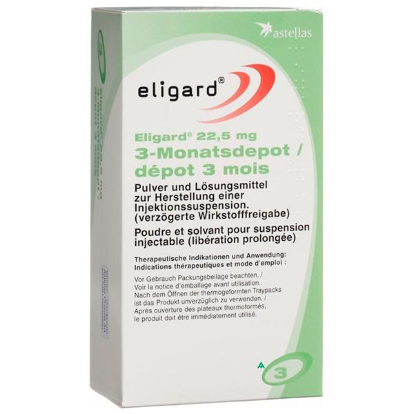 Элигард лиофилизат 22,5 мг шприц 1+шприц с раствор.1