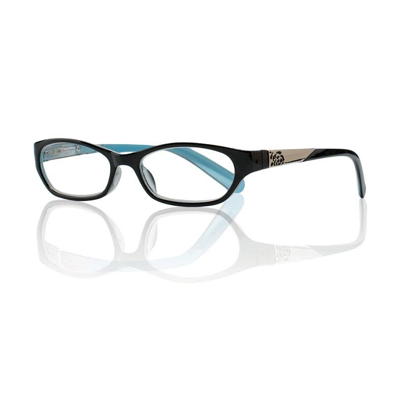 Очки корригирующие Kemner Optics пластик для чтения +3,5 черно-голубые