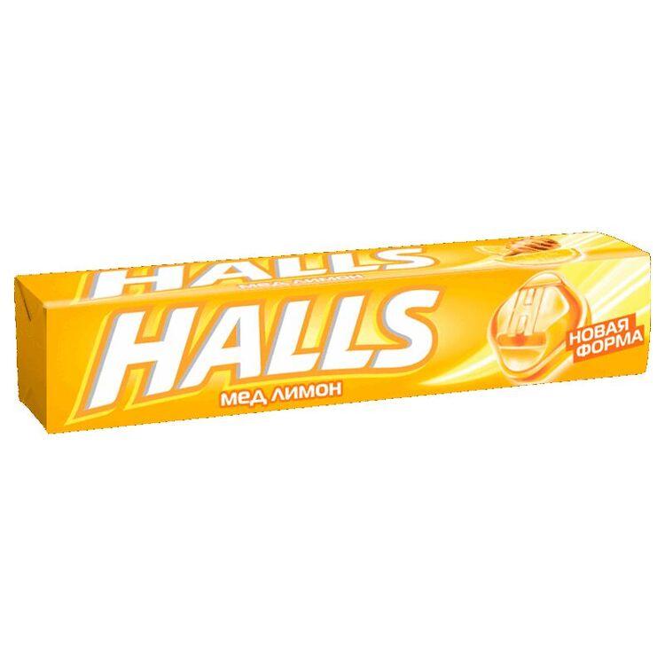 Леденцы Halls медово-лимонные, от кашля N9