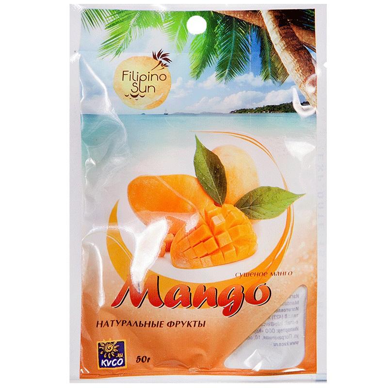 Filipino Sun плоды сушеные Манго 50 г