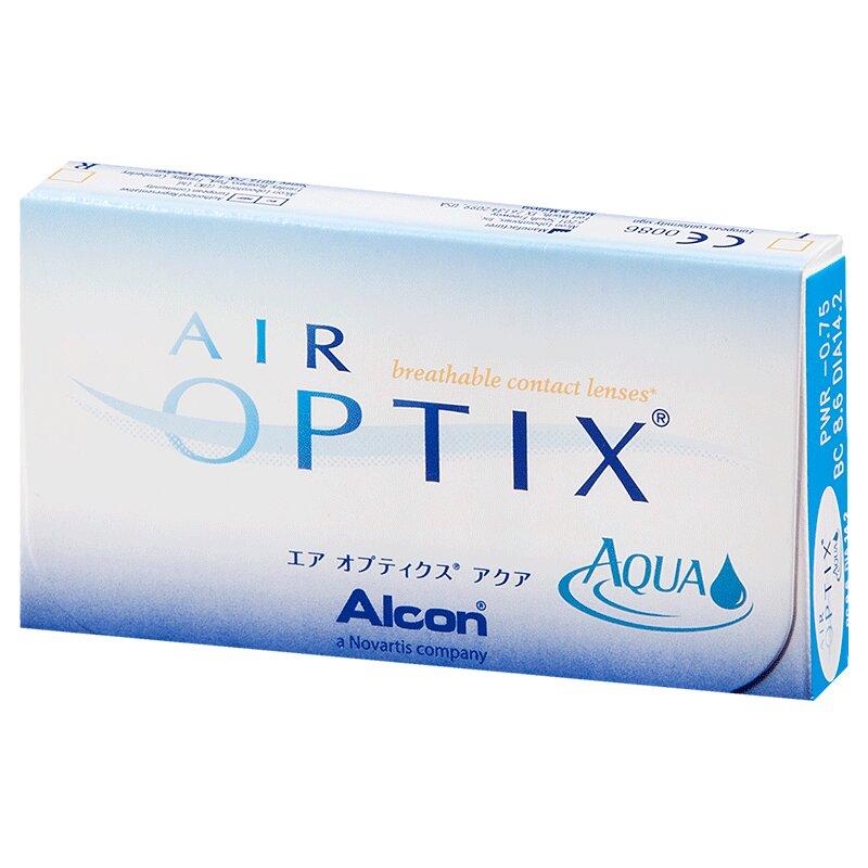 Линза контактная Air Optix Aqua BC=8,6 -1,00 №6