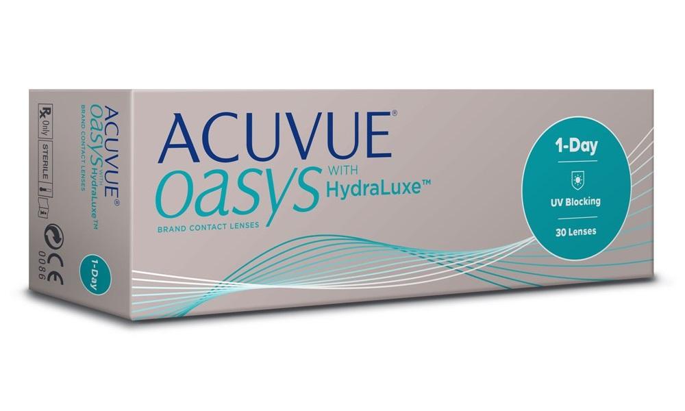 Линза контактная Acuvue Oasys with Hydraluxe BC=8,5 -0,50 30 шт