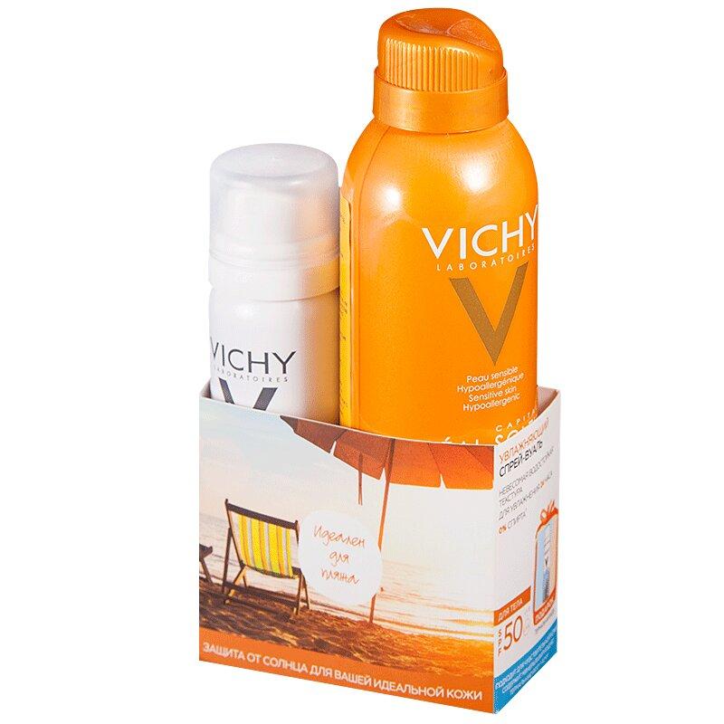 Vichy Капсолей Идеал Молочко для тела анти-песок SPF30 200 мл + Подарок Вода термальная 50 мл