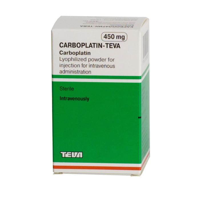 Карбоплатин-Тева лф пор д/пригот. р-ра 450 мг. фл  шт 1