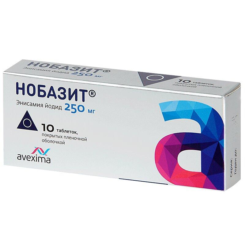 Нобазит таблетки 250 мг 10 шт