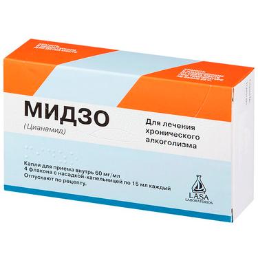 Мидзо капли для приема внутрь 60 мг/ мл 15 мл 4 шт