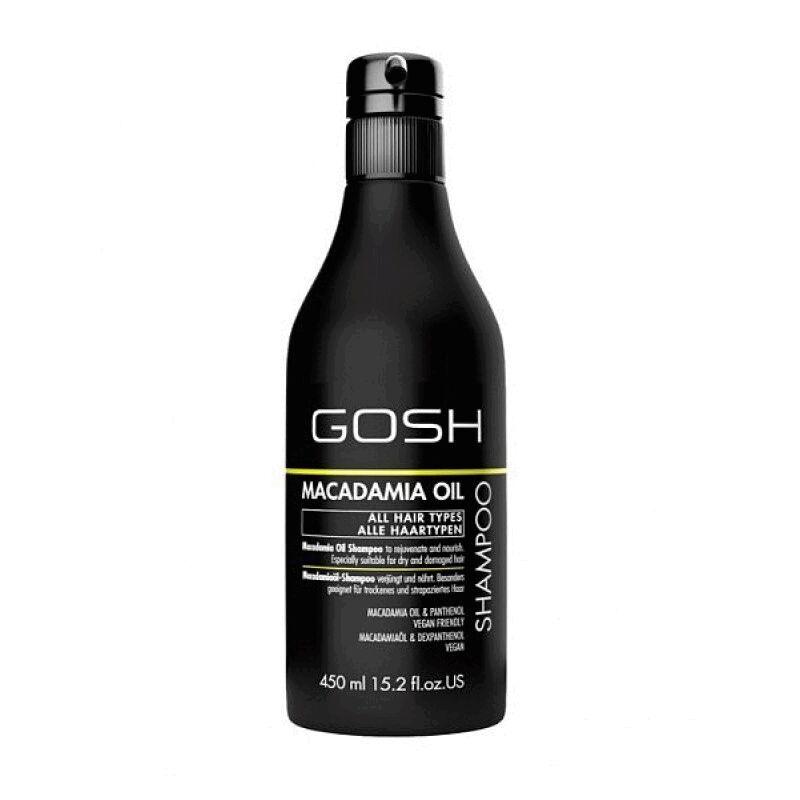 GOSH Шампунь для волос с маслом Макадамии 450 мл