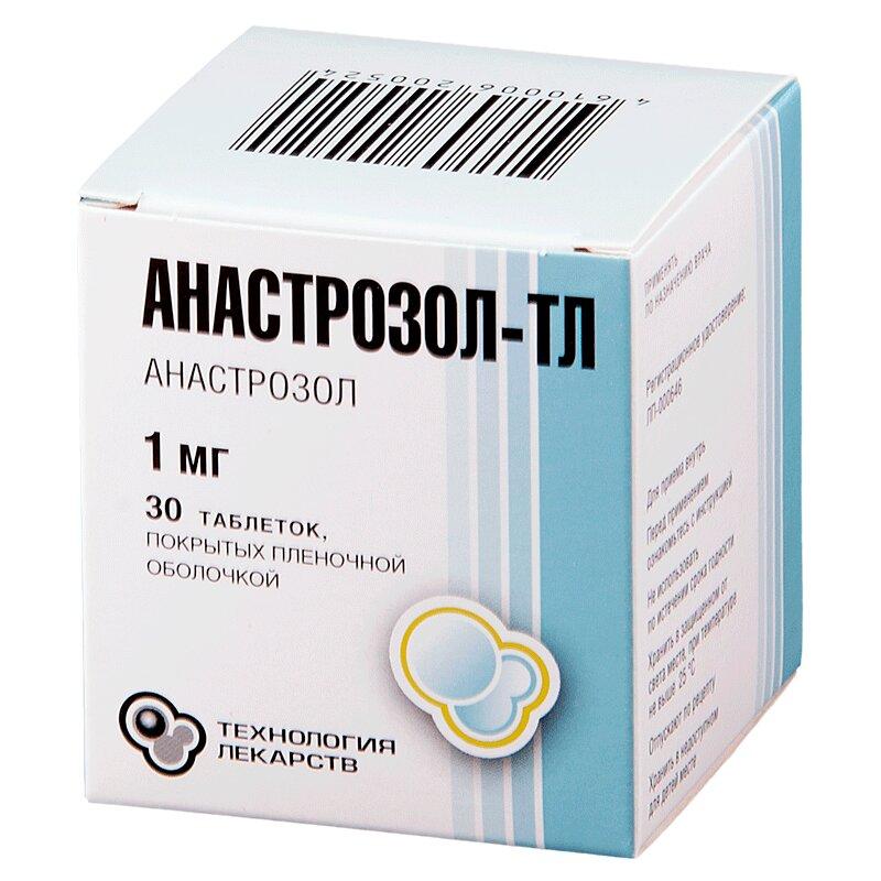 Анастрозол-ТЛ таблетки 1 мг 28 шт