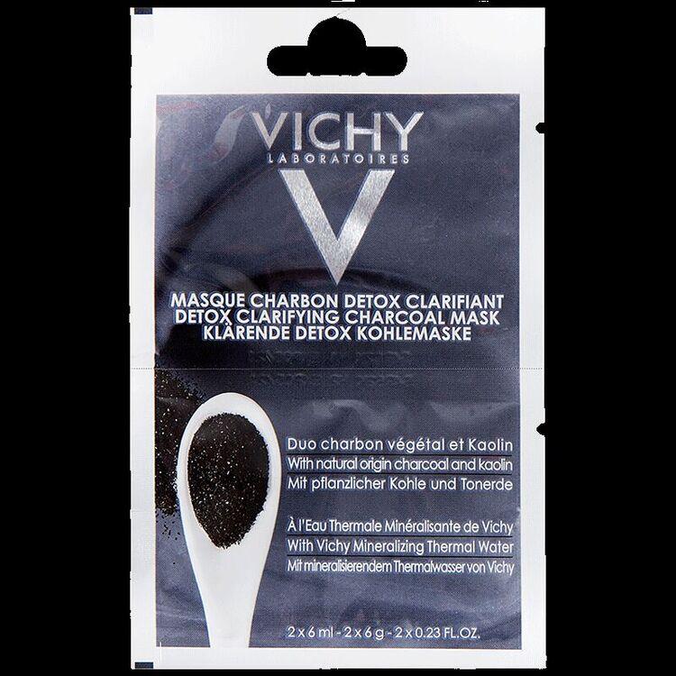 Vichy Детокс маска для лица очищающая с углем 6 мл 2 шт