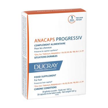 Ducray Анакапс Прогрессив для волос и ногтей капсулы 30 шт