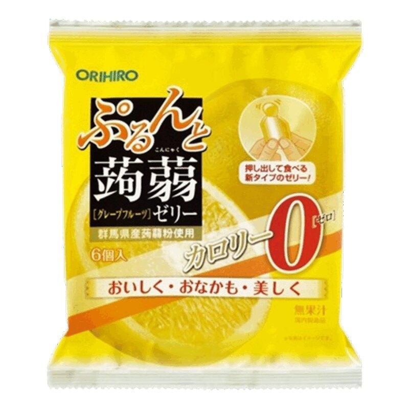 Orihiro Конняку Желе порционное Лимон/Грейпфрут 120 г