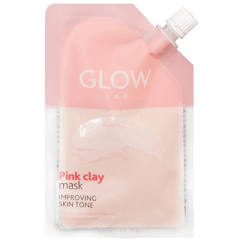 Glow Lab Маска для лица для сияния кожи Розовая Глина 1 шт