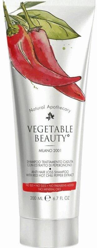 Vegetable Beauty Шампунь п/выпадения волос с экстр.чили 200 мл