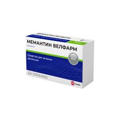 Мемантин Велфарм таблетки 10 мг 90 шт