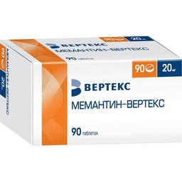Мемантин-Вертекс таб.п.п.о.20 мг 90 шт