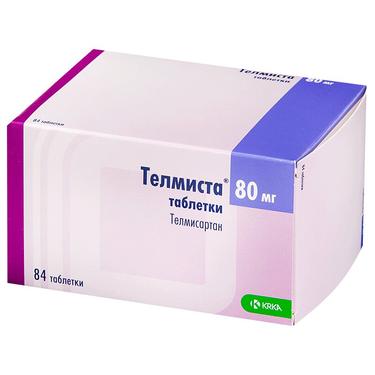 Телмиста таблетки 80 мг 84 шт