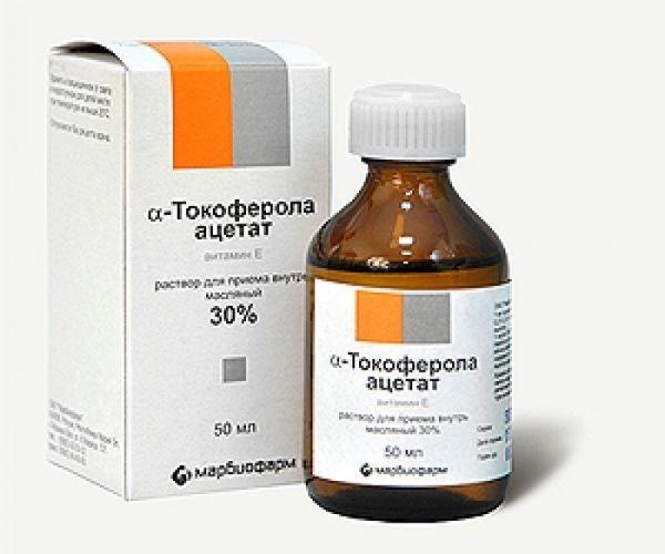 Альфа-Токоферола ацетат (Витамин Е) раствор для приема 300 мг/ мл фл.50 мл 1 шт