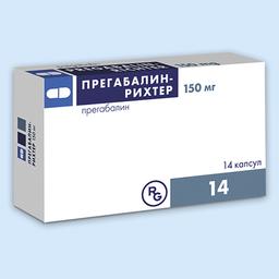 Прегабалин-Рихтер капс.300 мг 14 шт