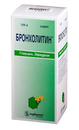 Бронхолитин сироп флакон 125 г