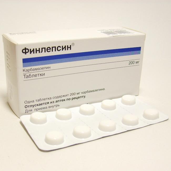 Финлепсин тб 200 мг N50