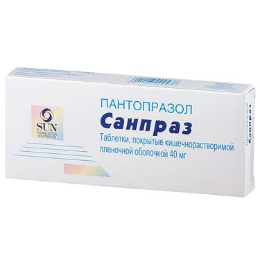Санпраз таблетки 40 мг 30 шт