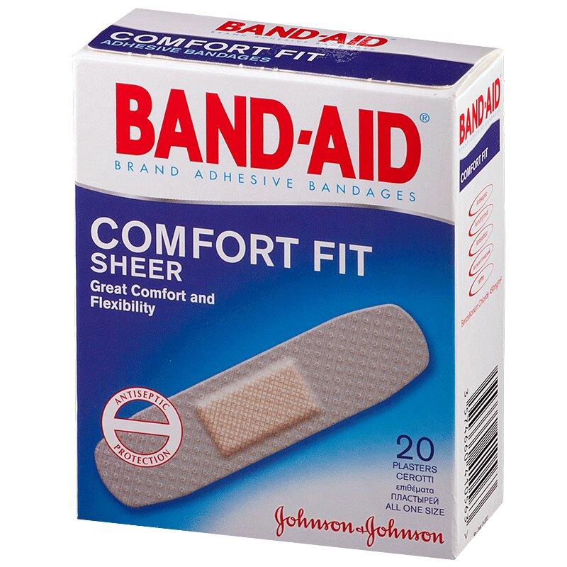 Band-Aid пластырь 20 шт
