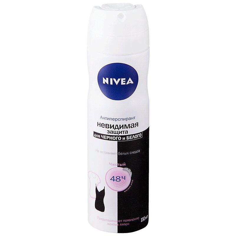 Nivea дезодорант спрей Невидимая Защита для Черного и Белого (Clear) 150 мл