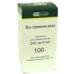 Ко-тримоксазол 240 мг/5 мл суспензия 100 мл 1 шт