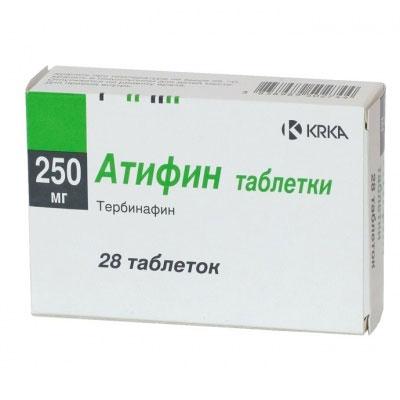 Атифин таб. 250 мг №28