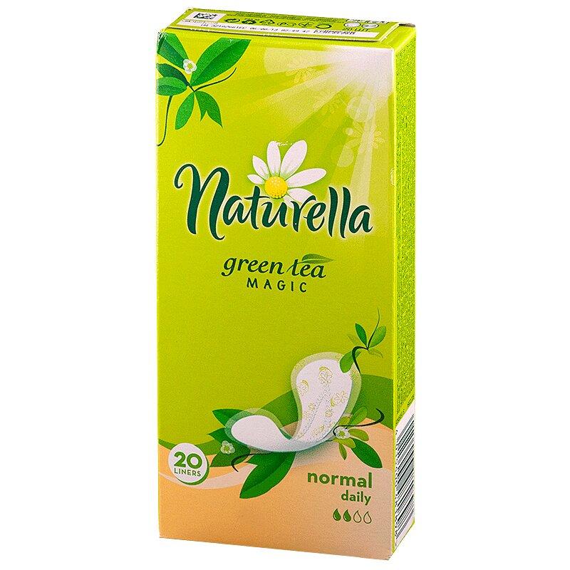 Прокладки Naturella Camomile Нормал ежедневные Зеленый чай 20 шт
