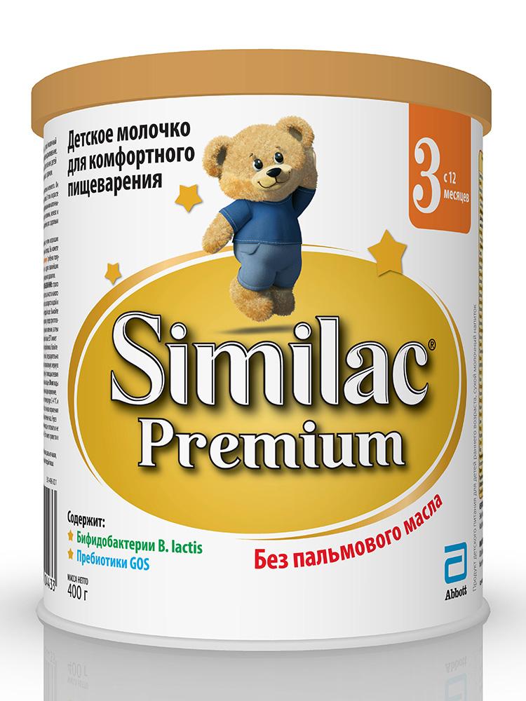 Детское питание Симилак Премиум 3 смесь сухая молочная 1-3 года 400 г