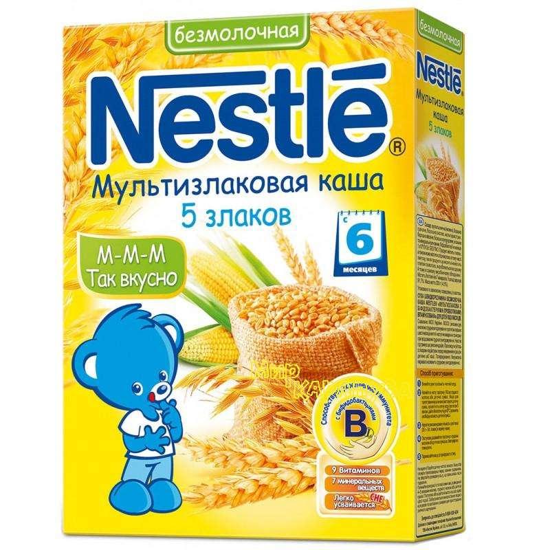 Детское питание Nestle Каша Сух Б/ м Мультизлаковая 5 Злаков 200 г