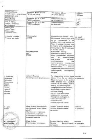 Сертификат Вобэнзим таблетки 200 шт