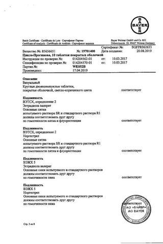 Сертификат Цикло-Прогинова