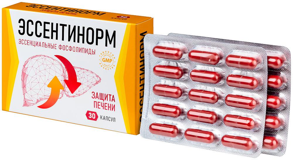 Эссентинорм Эссенциальные фосфолипиды 300 мг капс.30 шт