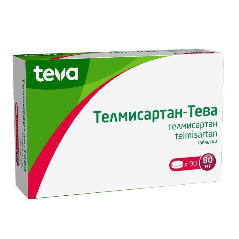 Телмисартан-Тева таблетки 80 мг 90 шт